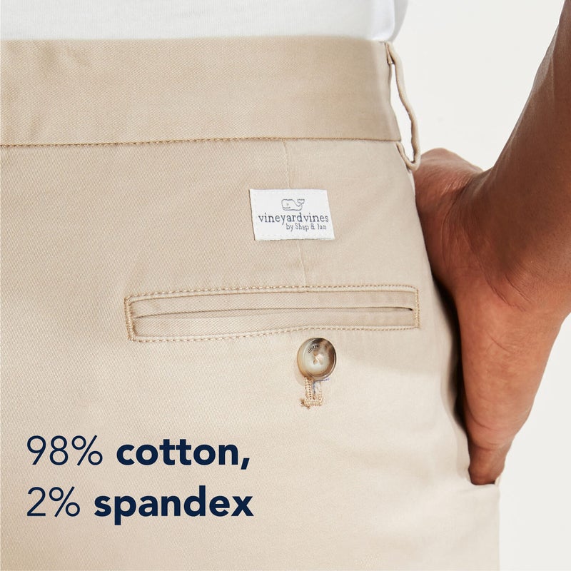 vineyard vines Men's 9 Inch Stretch Breaker Shorts, Khaki, 34 - Image 3